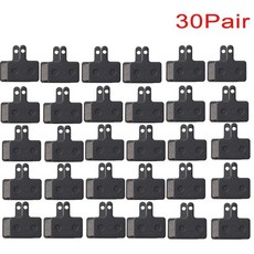 자전거 디스크 세미 메탈 브레이크 패드 부품 B01S M575 M315 M515 M416 M446 M375 T615 T675 M486 M475 용, 30pair semimetal 01B