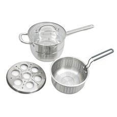 頂尖廚師 TOP-CHEF 多功能料理鍋 不鏽鋼材質 蒸煮燉炸多用途, 1套, 20cm