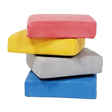 파버카스텔 니더블 떡지우개 낱개 약 4cm 미술용 소묘 정밀묘사 말랑이 클레이 반죽, 1개, 그레이