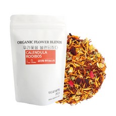 루이보스차 금잔화차 잎차 리필형 허브차 꽃차 블랜딩차, 1개, 1개입