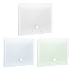 델리 밴드형 도큐먼트 13분류 인덱스 아코디언 파일 5238, 투명그린, 1개