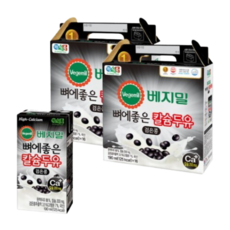 베지밀 뼈에좋은 칼슘두유 검은콩 190ml 32팩, 32개