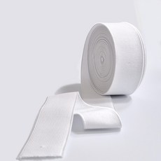 바지 허리고무줄 고탄성 고무밴드 신축성 츄리닝 납작고무줄 90cm, 화이트 (38mm), 8개