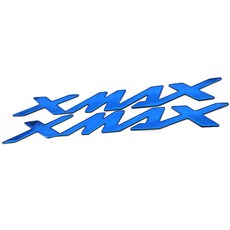 CULT 야마하 NAMX XAMX 엠블럼 오토바이 스티커, 1세트, C3.XMAX 엠블럼 블루