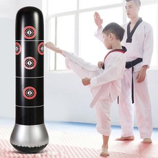 에어샌드백 오뚜기 복싱 태권도 훈련용 에어펌프 포함 실내 운동용 훈련용 펀치백, 단품