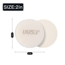 세륨 산화물 양모 연마 패드 유리 무지개 효과 제거 물 얼룩 알칼리 산성 서리에 대한 5 개/갑, [04] 2 inch