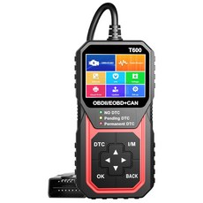 오류 코드 삭제 산소 센서 테스터 리더 자동차 진단 도구 DTC 검색 OBD2 스캐너 V5, 빨간색