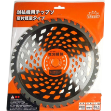 GREEN圓刀 日本刀片 40T 割草機刀片 鋤草刀片 崁深 園藝除草 圓盤刀 太陽牌刀片 太陽鋸盤, 1個