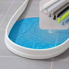 두두타운 실리콘 물막이 워터가드, 3CM, 1M, 블랙