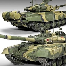 주력전차 탱크 러시아 프라모델 현대식 전차 대형 밀리터리, 1개