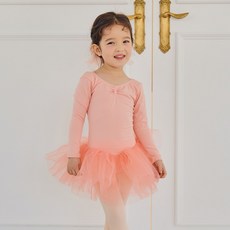 베베샤 여아 긴팔튜튜 일체형 발레복