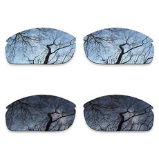 ToughAsNails Oakley Commit SQ 블랙 & 실버 크롬용 편광 렌즈 교체품 2쌍 105935