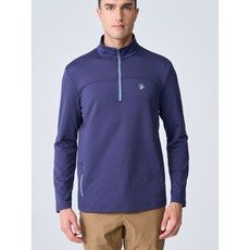 【WILDLAND荒野】男彈性斜紋拉鍊保暖機能衣0B12606 - 吸濕快乾秋冬登山機能底層衣