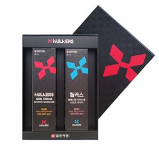 일양약품 헐커스 MSM 마사지크림 부모님 효도선물세트 + 쇼핑백, 1개, 혼합색상, 120ml 선물세트(크림+아이스겔)
