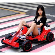 8585童車 超大台卡丁車.座椅可調 兒童電動車 電動卡丁車 保固一年, 紅色, 1個