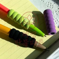 애벌레 펜그립 세트 혜명만물마트, 8p 블랙