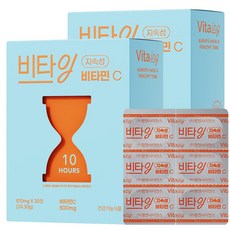 비타잉 지속성 비타민C 10시간 지속 메가도스 천연비타민 수험생 직장인 부모님 영양제 솔루티, 30정, 2개 30정, 2개