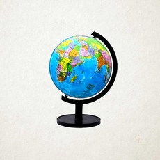 서전 지구본 SJ-260-E 세계지도 학생용 교육용 지구의 1개입