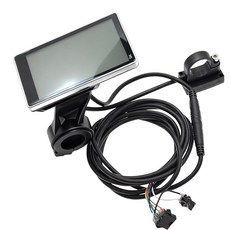 전기 자전거 LCD 디스플레이 M5 스쿠터 패널 미터 스크린 6핀 방수 커넥터 포함 범용 사이클링 디스플레이 컨트롤 패널 22.2mm 핸들바용, 전기 자전거 LCD 디스플레이, M5 스쿠터 패널 미터
