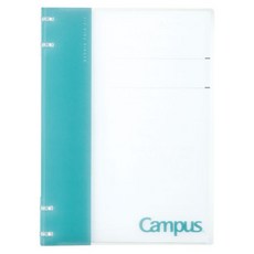 【YUBU KOKUYO 國譽】Campus B5 2x2 四孔活頁夾, Light blue ル-NP704LB, 1個