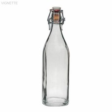 보르미올리 사각 스윙병 1000ml 투명 밀폐병 주스병, 1개, 1000L
