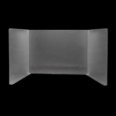 (디머스)3단투명가림판 접이식 비말차단 개인위생 칸막이화일(중형)