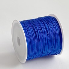 나일론 폴리 매듭실 0.8mm 팔찌 키링 스트랩 만들기, 29.코발트, 1개