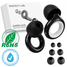 프로텍트랩 조교용 군대 귀마개 훈련소 사격용 수면 소음차단, 1개, 1쌍