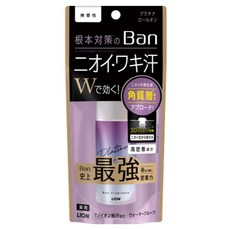 LION 獅王 半高附著力防水滾珠 無香型, 1個, 40ml