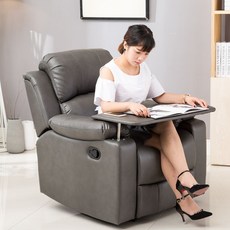 네일샵 전동 리클라이너 의자 락 리프팅 175도 그레이 다기능 페디큐어 높이조절 싱글, 공식 표준, 6.짙은회색