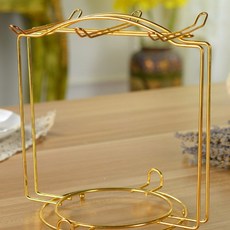 커피잔 꽂이 건조대 걸이 골드 6구 찻잔