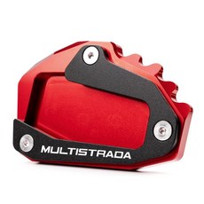 랠리 오토바이 킥 스탠드 풋 사이드 확대기 패드, 1개, 5. Red