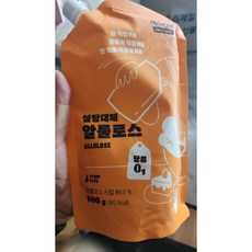 100그램당 16칼로리 설탕대체 알로로스 커피 조림 볶음 무침 베이킹 맛탕 청 모든 요리, 1개, 500g
