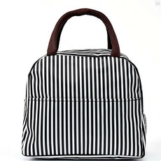 가벼운 런치 보온가방 다용도 도시락가방 나들이 블랙 2p