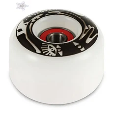 4Pcs 70mm 스케이트 보드 바퀴 Longboard LED 플래시 라이트 더블 행 크루저 스트리트 트릭, 01 White Black