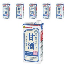 marusan 丸三 米麴甘酒, 1L, 6瓶