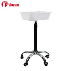 탁구공 이동식 레슨용 볼박스 바스켓 연습 탁구 훈련 연습망 보관함 거치대 바구니, C. 5발 볼바스켓 화이트 (높이 조절 가능)