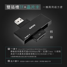 KINYO ATM晶片讀卡機 支援健保卡/網路報稅/自然人憑證, 1個, KCR-356多合一晶片讀卡機, KCR-356