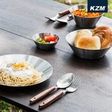 KZM 304不鏽鋼碗盤組9P, 1個, Silver, 醬料碗、飯碗、湯碗、餐盤
