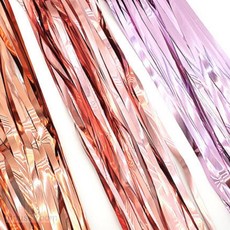 살림방 파티 꾸미기 커튼 코랄 수술커튼