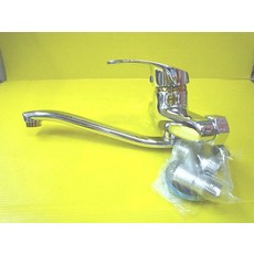 金光興修繕屋 台灣製 陶瓷閥芯 單槍廚房水龍頭 SK-521F / SK-521, 詳見包裝, 向下SK-521