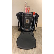 東區3C 千石23K煤油暖爐KS67H取曖器，快速溫暖居家空間，節能省油，安全可靠, 23K黑色附厚袋警報器點火槍抽油管漏斗, KS67H