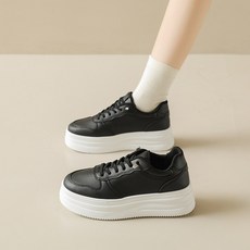 여성 키높이 스니커즈 발편한 운동화 사계절 통굽 5cm