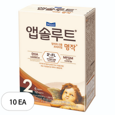 앱솔루트 프리미엄 명작 스틱분유 2단계, 20개입, 10개