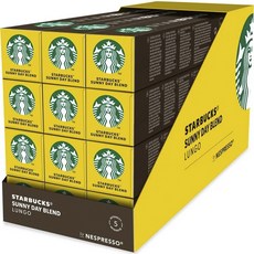 STARBUCKS 星巴克 Sunny Day Blend Nespresso咖啡膠囊, 12個, 10個, 5.6g