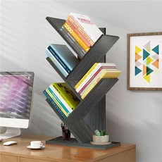 수입 우드 인테리어 낮은 책장 매거진랙 전면 거실 수납장, 1개, L. 블랙 브러시드 5단