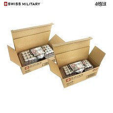 (스위스밀리터리) 알카라인 건전지 (AA형/40알(쉬링크 PET)), 1개