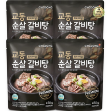 교동식품 교동 프리미엄 순살 갈비탕, 450g, 4개
