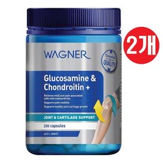 Wagner 바그너 글루코사민 & 콘드로이틴+ 200캡슐, 200정, 2개