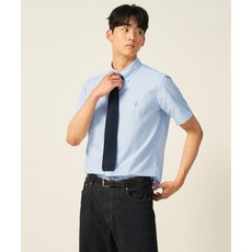 매장정품 빈폴 BEANPOLE MEN 시어서커 스트라이프 반소매 셔츠 스카이 블루 BC5465C45Q 189694